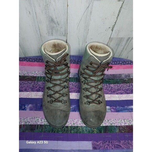 Raichle Leather Mountaineering boots Green and Gray Men\'s Size 6.5 M main image 9